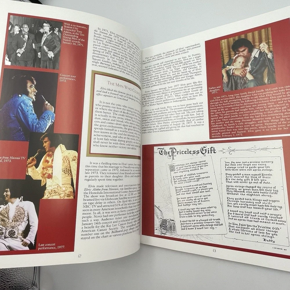 Elvis Presley Graceland‎ Official Guidebook Softcover Book EUC